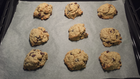 Peanut Butter Oatmeal Choc Chip Cookies